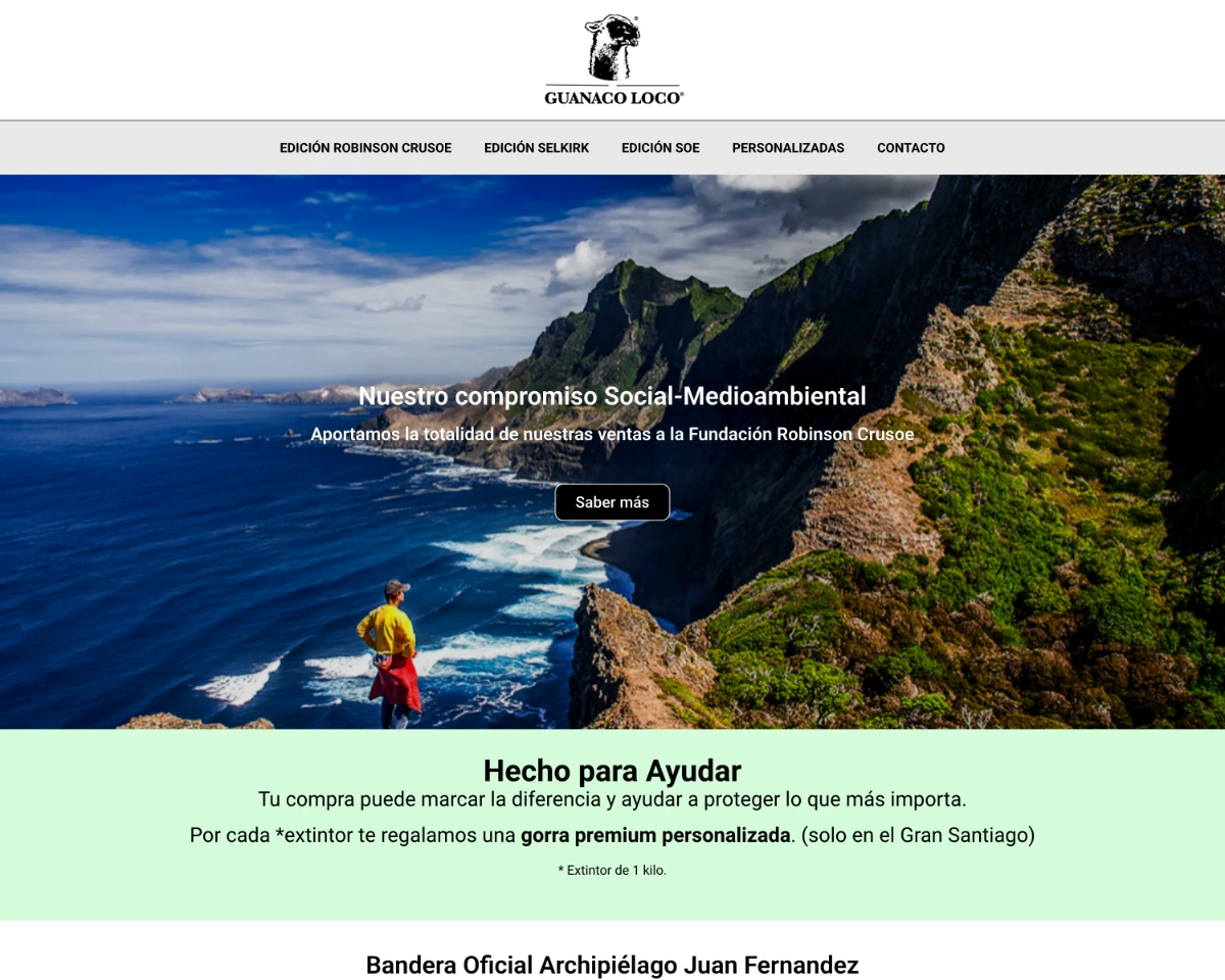 Tienda online de Guanaco Loco